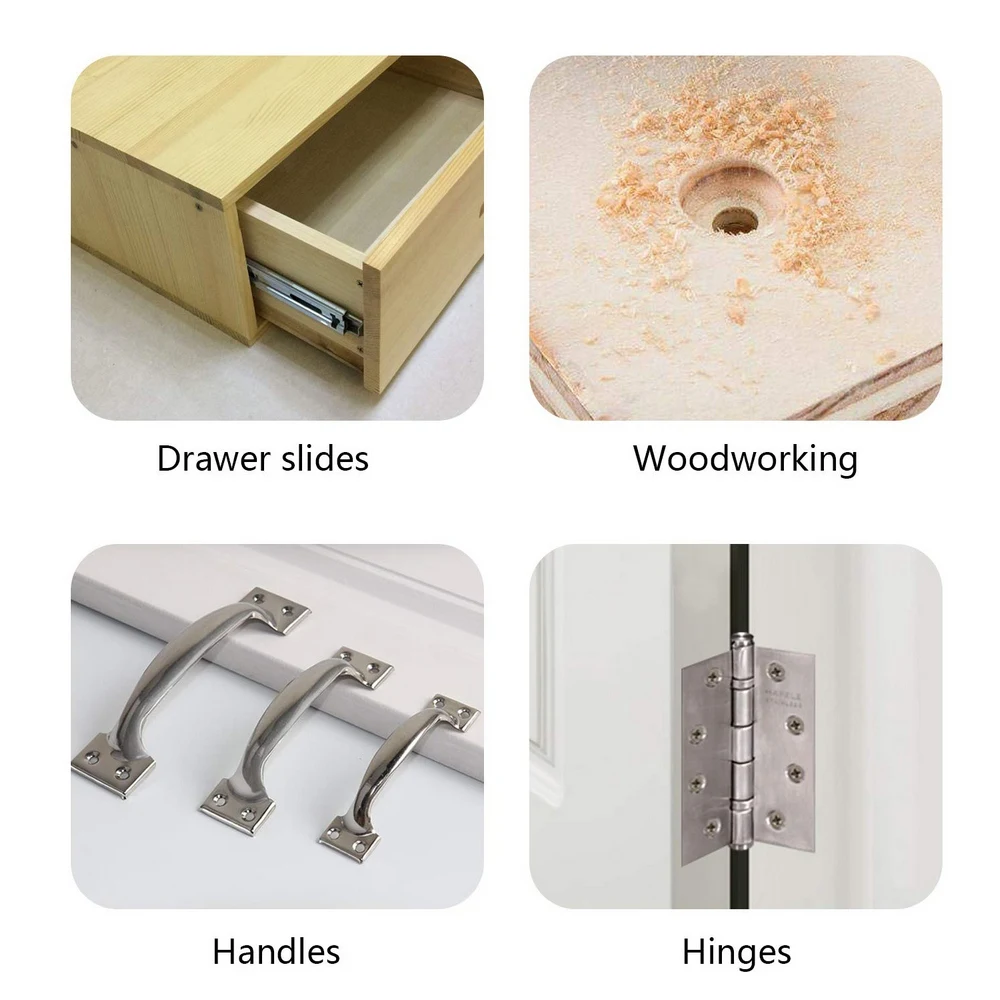 135Inclined Blade Auto Positioning Center Drill Bit 7/8/15/17pcs Hinge Hardware Drills Kit Woodworking Power Tool Supplies
135Inclined Blade Auto Positioning Center Drill Bit 7/8/15/17pcs Hinge Hardware Drills Kit Woodworking Power Tool Supplies