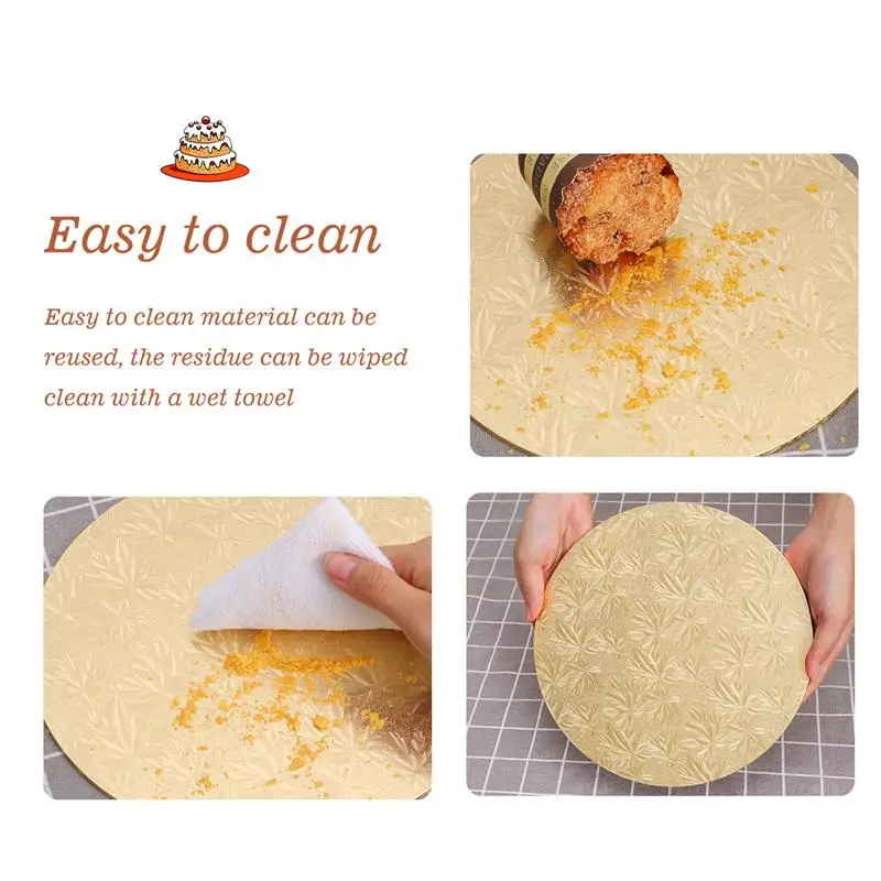 Hemoton 4PCS Round Cake Boards Sturdy Round Cake Circle Base Tray with 3 Cake Scrapers 6 inches 8 inches 10 inches and 12 inches
Hemoton 4PCS Round Cake Boards Sturdy Round Cake Circle Base Tray with 3 Cake Scrapers 6 inches 8 inches 10 inches and 12 inches