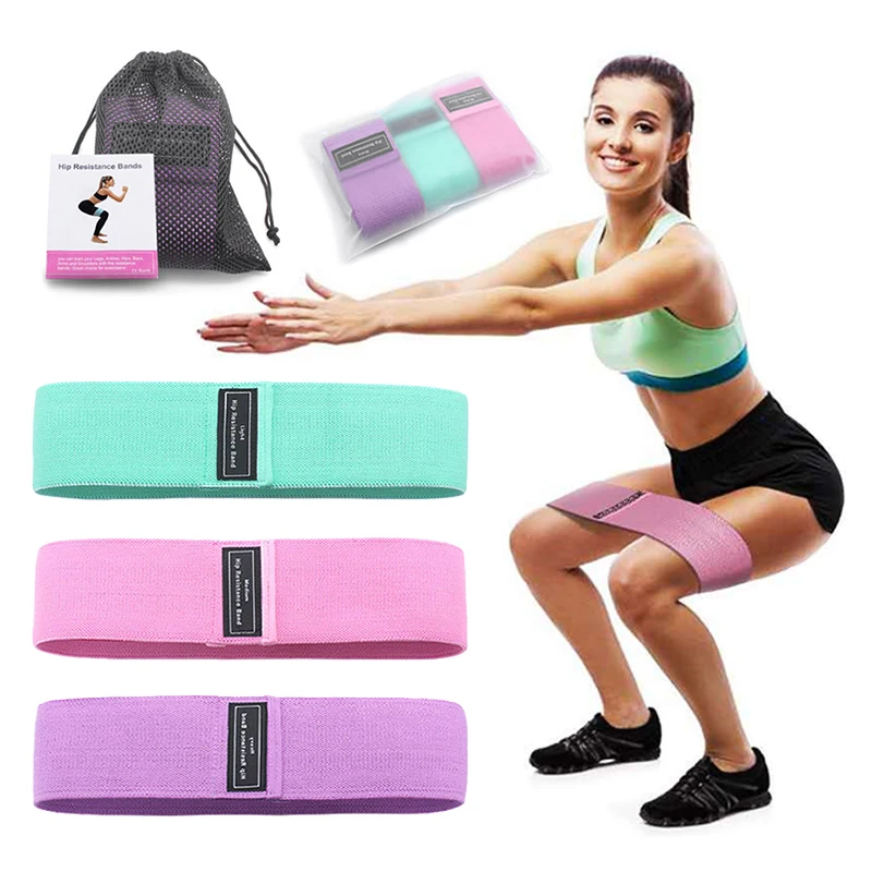 Эспандер для фитнеса, эластичная лента для упражнений на бедрах 
Эспандер для фитнеса, эластичная лента для упражнений на бедрах