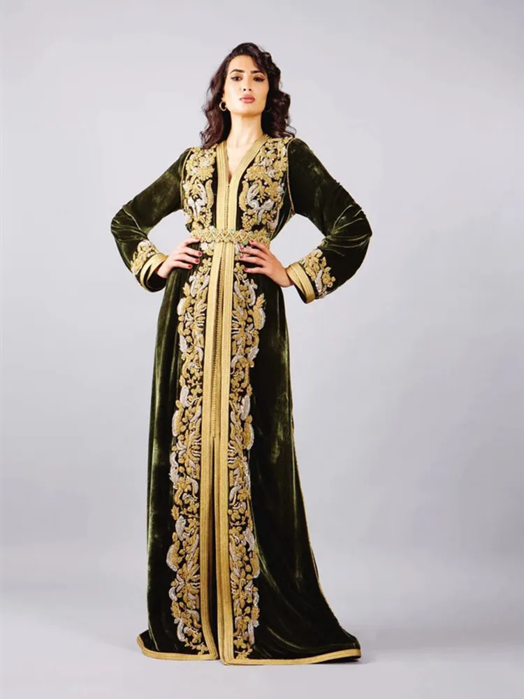 Saudi Arabia Moroccan Caftan Evening Dress Floor Length Summer Dress With Appliques Special Occasion Custom Made Plus Size
Saudi Arabia Moroccan Caftan Evening Dress Floor Length Summer Dress With Appliques Special Occasion Custom Made Plus Size