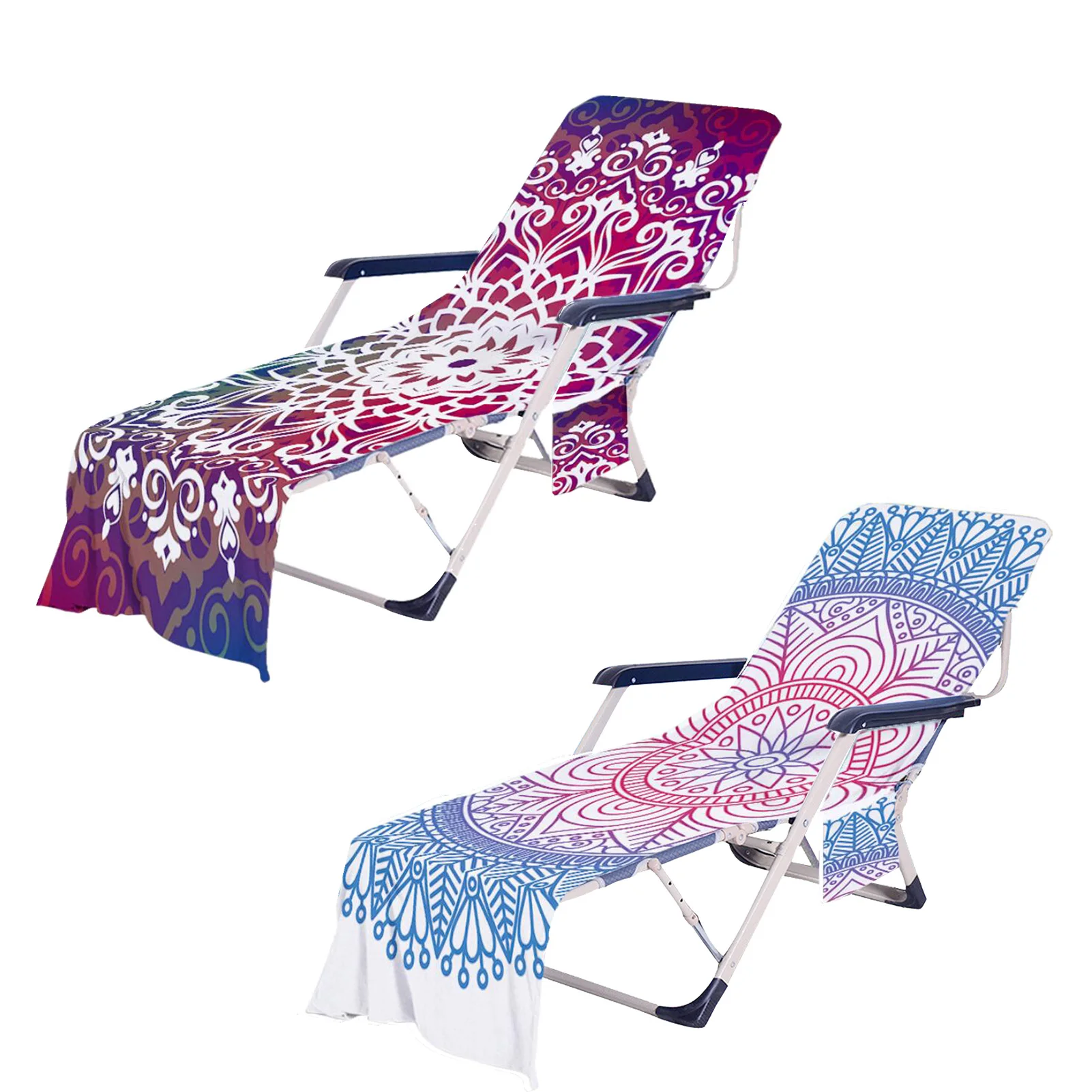 Creative Tie-dye Beach Chair Cover Mandala Fiber Beach Chair Cover Universal Portable Foldable Quick-drying Chair Cover
Creative Tie-dye Beach Chair Cover Mandala Fiber Beach Chair Cover Universal Portable Foldable Quick-drying Chair Cover