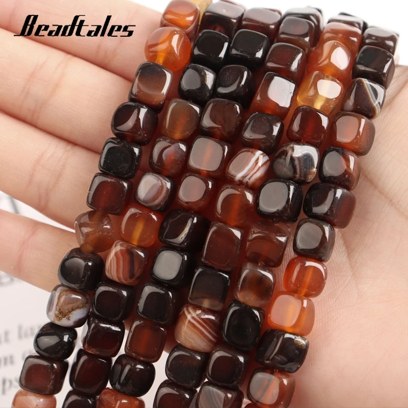 Natural Stone Beads Coffee Smooth Cube Square Loose Spacer Agates Beads For Jewelry Making DIY Charms Bracelet Necklace 15'' 8mm
Natural Stone Beads Coffee Smooth Cube Square Loose Spacer Agates Beads For Jewelry Making DIY Charms Bracelet Necklace 15'' 8mm