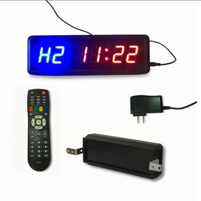 Gym Timer Stopwatch with Remote for Gym Fitness Training Ideal Interval Timer Clock with Wall Mount Brackets G8TB
Gym Timer Stopwatch with Remote for Gym Fitness Training Ideal Interval Timer Clock with Wall Mount Brackets G8TB