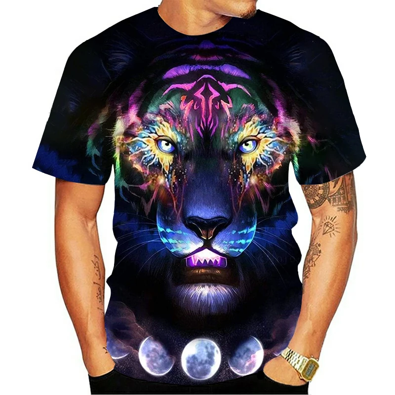 Fashion trend hip-hop leopard print loose semi-short-sleeved t-shirt for men and women couples tide brand summer clothes
Fashion trend hip-hop leopard print loose semi-short-sleeved t-shirt for men and women couples tide brand summer clothes
