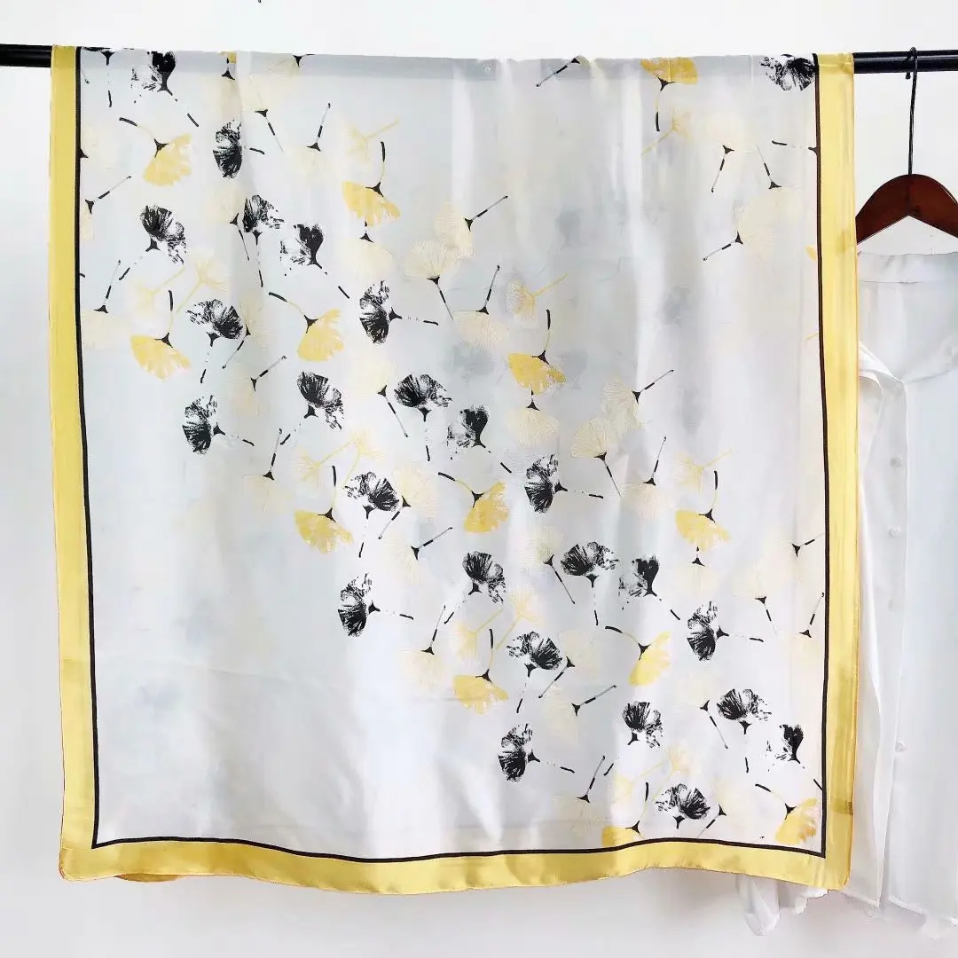 New style twill 90 square scarf fashion imitation silk scarf women's European and American temperament versatile cape
New style twill 90 square scarf fashion imitation silk scarf women's European and American temperament versatile cape