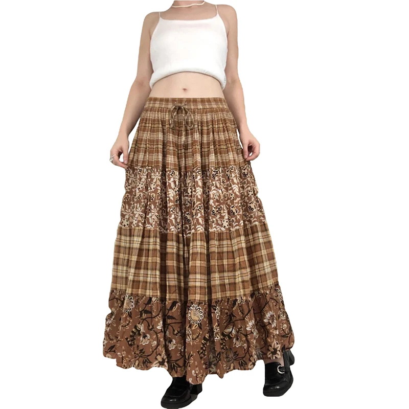 Women Y2K Fairycore Midi Skirt Floral Print A Line Long Skirt 90s Vintage Grunge Boho Ruffle Hem Skirts Streetwear
Women Y2K Fairycore Midi Skirt Floral Print A Line Long Skirt 90s Vintage Grunge Boho Ruffle Hem Skirts Streetwear