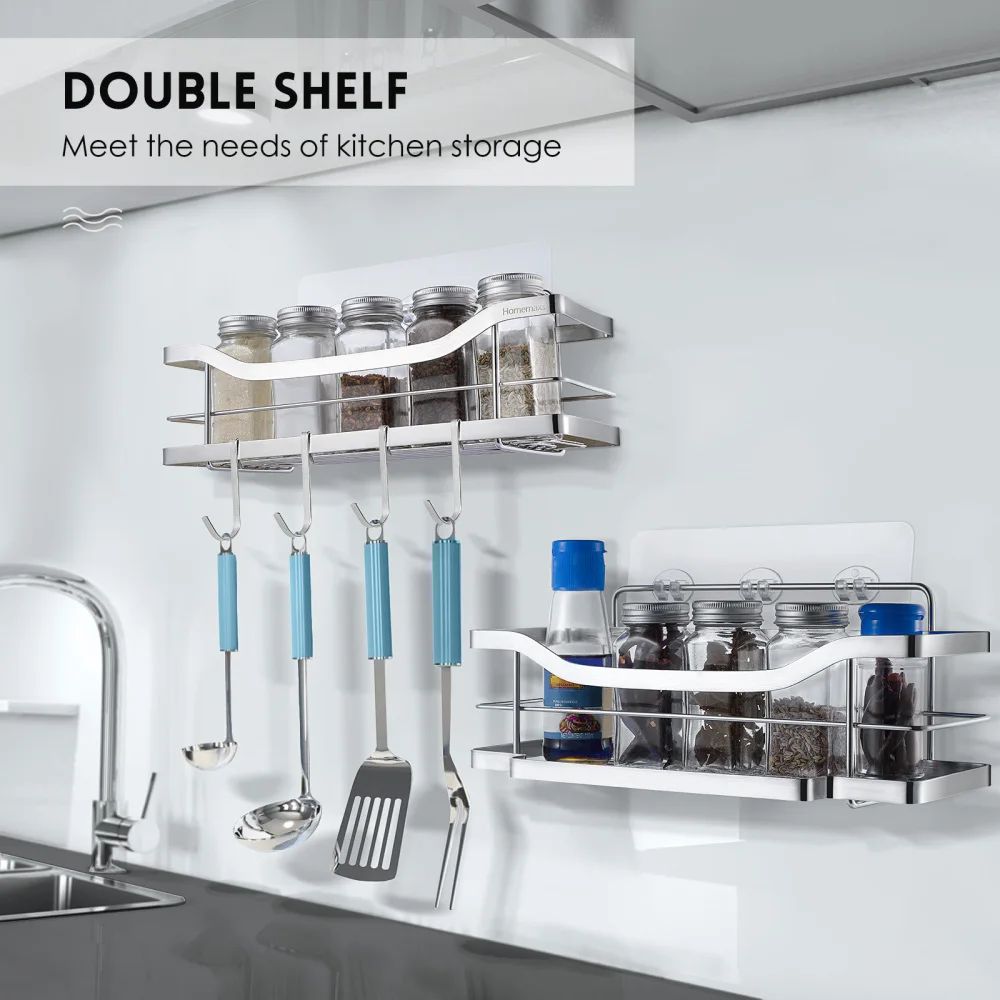 HOMEMAXS 2PCS Shower Caddy Bathroom Storage Shelf Wall Mounted Rack Shower Organizer Storage Rack
HOMEMAXS 2PCS Shower Caddy Bathroom Storage Shelf Wall Mounted Rack Shower Organizer Storage Rack