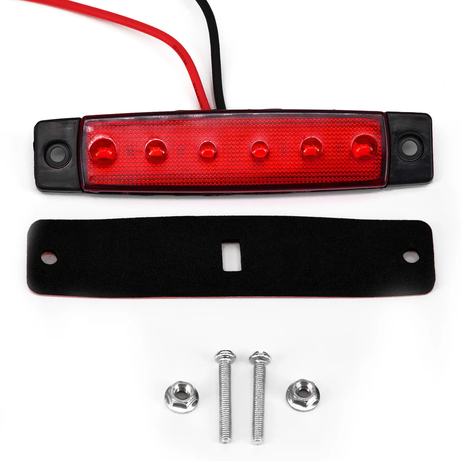 Lorry Side Marker Light Clearance 28cm Red for Trailer Truck BUS Indicator RV Lamp 6 LED Side Marker Light Boat New Hot Pro
Lorry Side Marker Light Clearance 28cm Red for Trailer Truck BUS Indicator RV Lamp 6 LED Side Marker Light Boat New Hot Pro