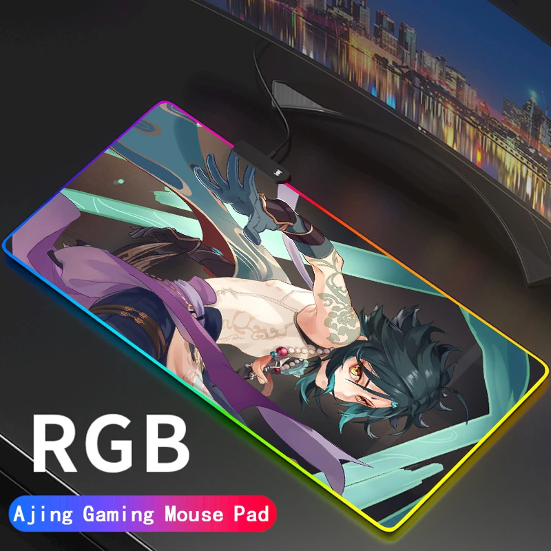 RGB нескользящий ПК Genshin ударный Комфортный коврик для мыши, игровой коврик для мыши, лидер продаж, оптовая продажа светодиодных игровых ковр...
RGB нескользящий ПК Genshin ударный Комфортный коврик для мыши, игровой коврик для мыши, лидер продаж, оптовая продажа светодиодных игровых ковр...