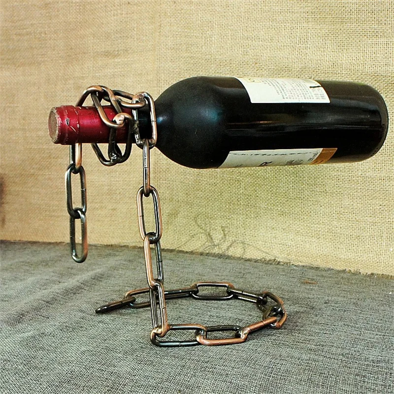 Chain Rope Magic Wine Rack Special Price Plating Metal Crafts Creative Kitchenware Stainless Steel
Chain Rope Magic Wine Rack Special Price Plating Metal Crafts Creative Kitchenware Stainless Steel