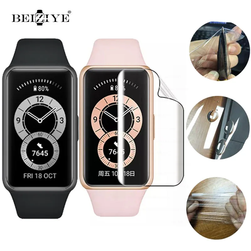 Мягкая защитная пленка для смарт-часов Huawei Band 6/ Honor Band 6 
Мягкая защитная пленка для смарт-часов Huawei Band 6/ Honor Band 6