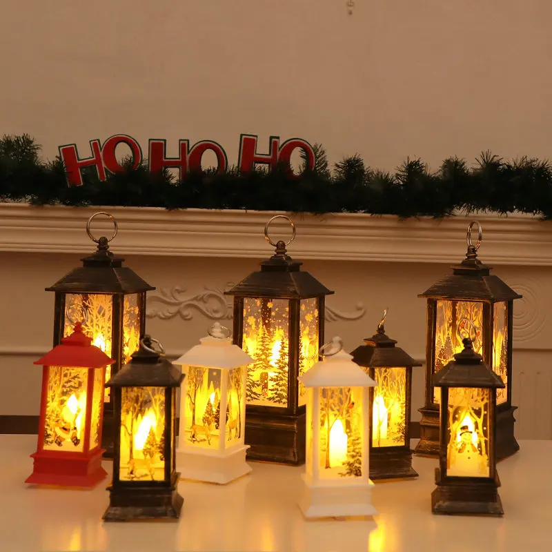 

Рождественская Новогодняя свеча, светодиодная лампа в виде Санта-Клауса, снеговика, оленя, ангела, подвесное украшение для дома, Рождествен...