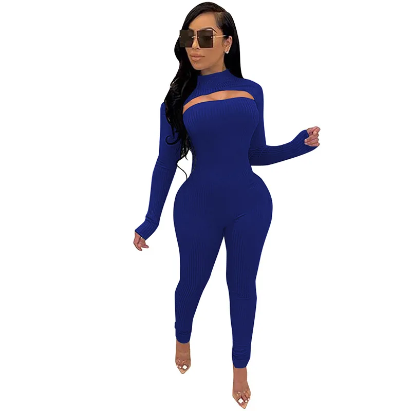 WEPBEL Women's Sexy Solid Color Slim Suit Spring Autumn Casual Long Sleeve O-neck Short Top + High Waist Strapless Jumpsuit Suit
WEPBEL Women's Sexy Solid Color Slim Suit Spring Autumn Casual Long Sleeve O-neck Short Top + High Waist Strapless Jumpsuit Suit