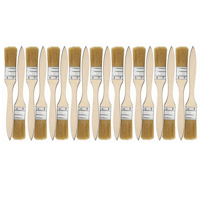 18Pcs/Set Flat Paint Brushes and Chip Paint Brushes for Paint Stains Varnishes Glues and Gesso
18Pcs/Set Flat Paint Brushes and Chip Paint Brushes for Paint Stains Varnishes Glues and Gesso
