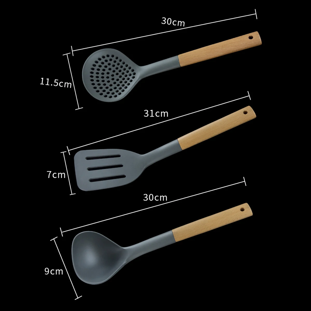 7 Pcs Wooden Handle Silicone Kitchenware Kitchen Coing Set Outdoor Camping Tableware Portable Kitchen Coing Tool Utensil Set
7 Pcs Wooden Handle Silicone Kitchenware Kitchen Coing Set Outdoor Camping Tableware Portable Kitchen Coing Tool Utensil Set