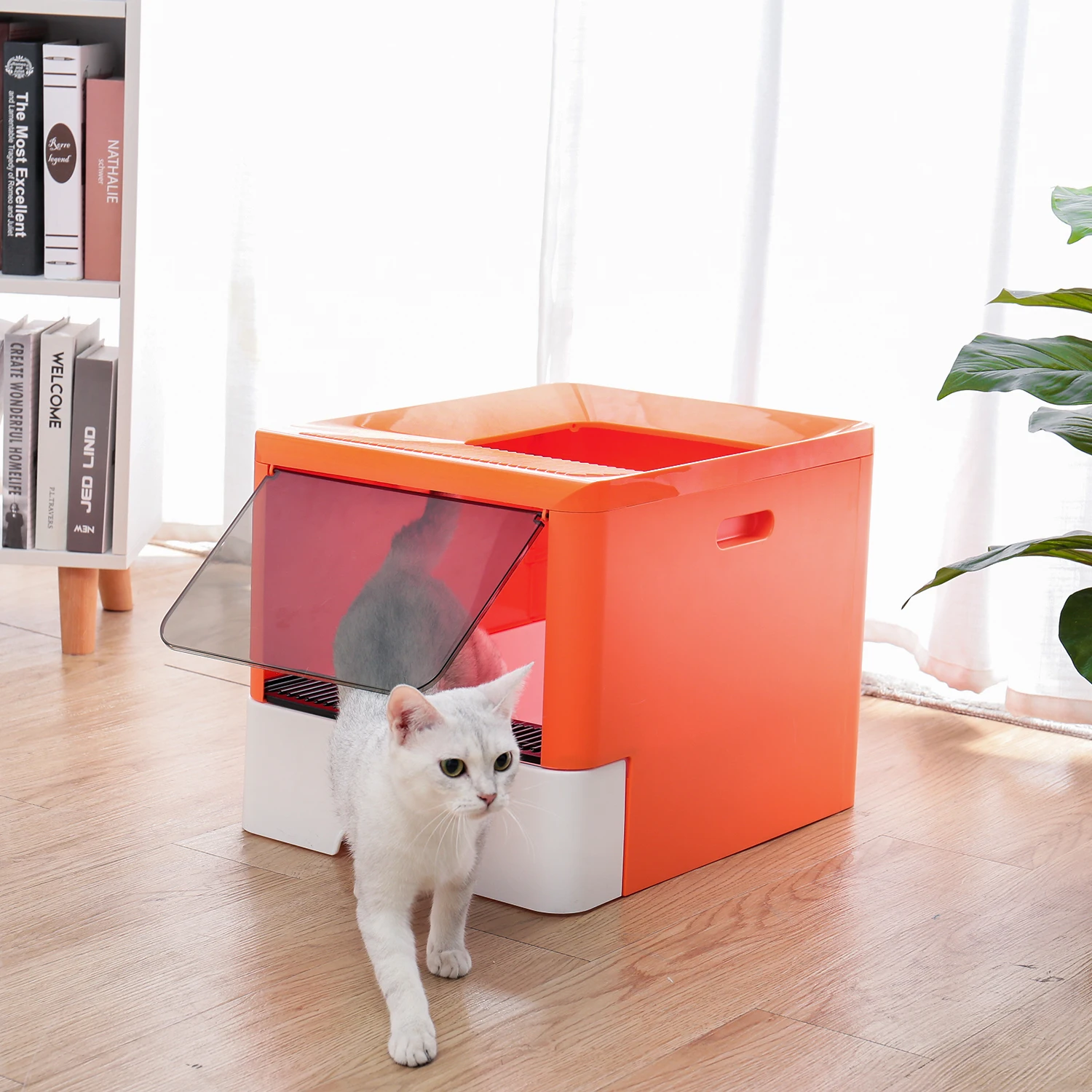 Fold Bedpan Cat Litter Box Fully Enclosed Deodorant Pet Toilet with Shovel High Capacity Cat Litter Tray Within 10KG
Fold Bedpan Cat Litter Box Fully Enclosed Deodorant Pet Toilet with Shovel High Capacity Cat Litter Tray Within 10KG