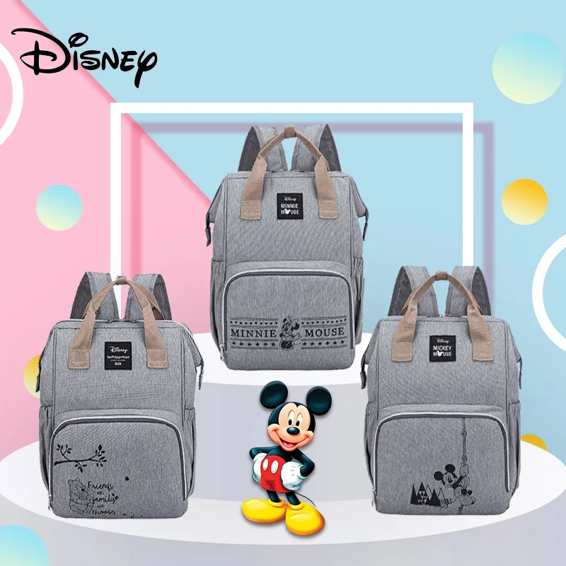 Disney Mummy Bag Mickey Minnie Diaper Bag Capable Waterproof Pregnant Woman Large Capacity Backpack Travel Bag
Disney Mummy Bag Mickey Minnie Diaper Bag Capable Waterproof Pregnant Woman Large Capacity Backpack Travel Bag