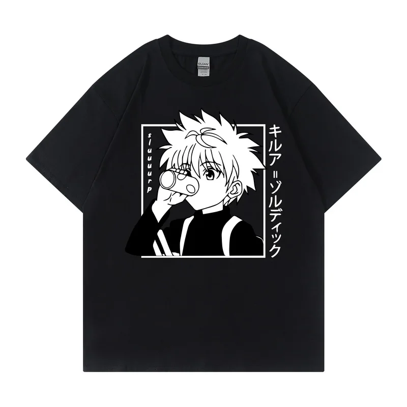 Мужские и женские футболки топы Hunter X футболка с изображением охотника Killua Zoldyck; Сапожки в стиле футболка с вырезом лодочкой, приталенный мяг...
Мужские и женские футболки топы Hunter X футболка с изображением охотника Killua Zoldyck; Сапожки в стиле футболка с вырезом лодочкой, приталенный мяг...
