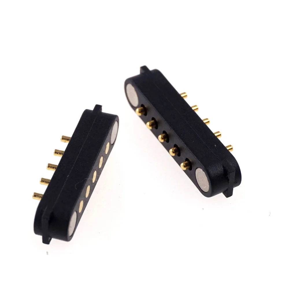 1 Pair Magnetic Connector Spring Pogo Pin 5 Position Pitch 2.54 MM Board Mount Male Female Probe DATA Power Charge 2Amp Pogopin
1 Pair Magnetic Connector Spring Pogo Pin 5 Position Pitch 2.54 MM Board Mount Male Female Probe DATA Power Charge 2Amp Pogopin