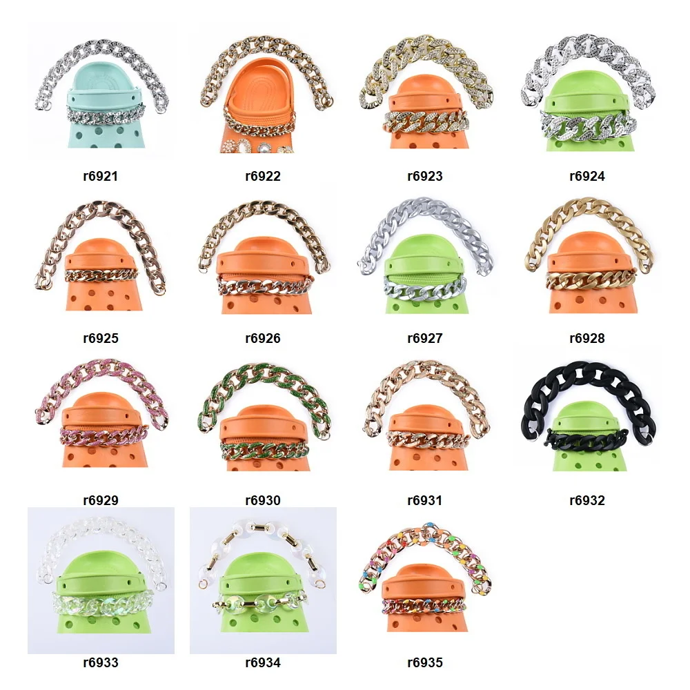 Free Shipping 1 Pcs Shoe Charms Chain High Quality Bling Metal Decorations Colorful Large Rhinestone Girl Clog Shoes Accessories
Free Shipping 1 Pcs Shoe Charms Chain High Quality Bling Metal Decorations Colorful Large Rhinestone Girl Clog Shoes Accessories