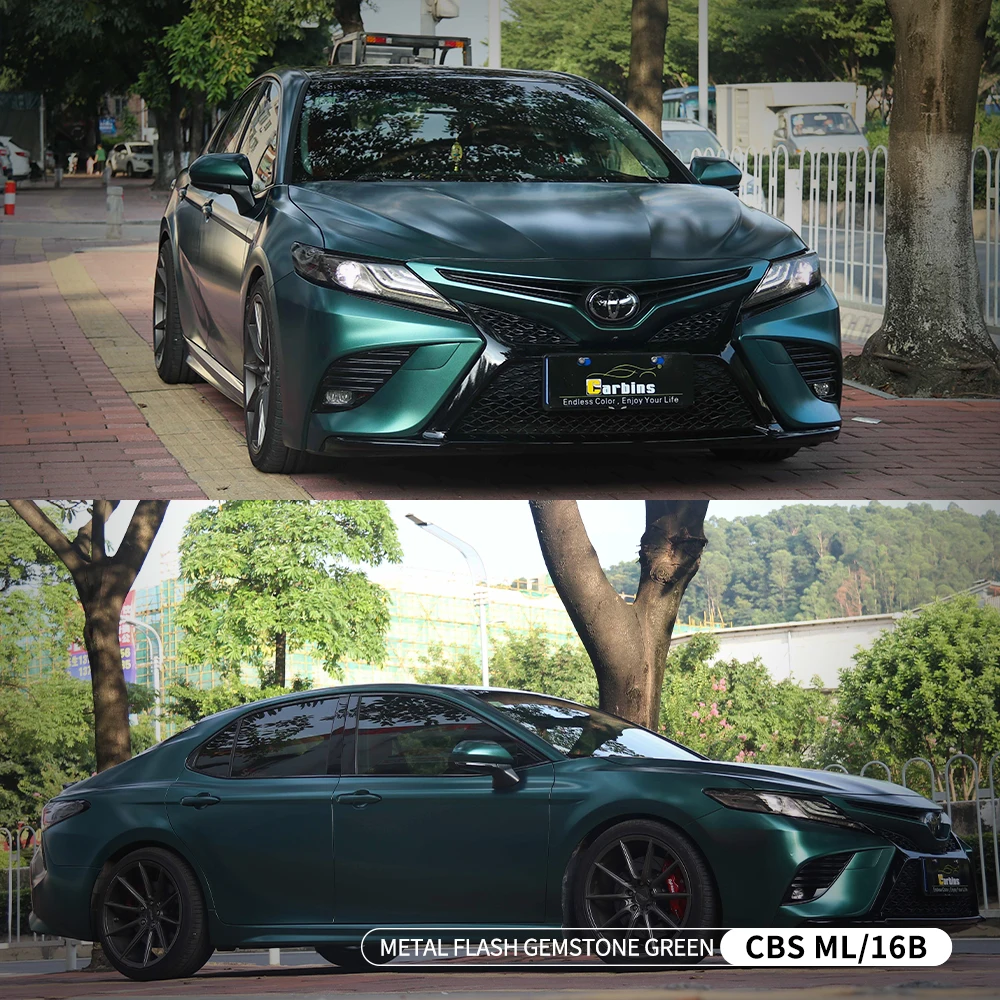 1.52 x 18m Carbins Metal Flash Gemstone Green Car Wrap Vinyl Satin Chrome Wraps for Vehicles Motorcycles CBS ML/16B
1.52 x 18m Carbins Metal Flash Gemstone Green Car Wrap Vinyl Satin Chrome Wraps for Vehicles Motorcycles CBS ML/16B