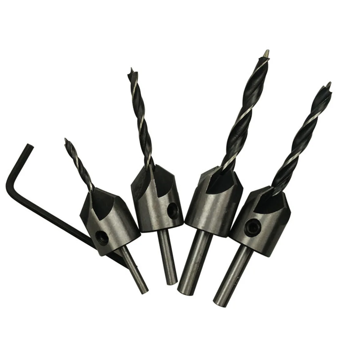 4pcs HSS 5 Flute Countersink Drill Bit Set Drill Press Set Chamfer Reamer Woodworking Power Tools 3mm 4mm 5mm 6mm
4pcs HSS 5 Flute Countersink Drill Bit Set Drill Press Set Chamfer Reamer Woodworking Power Tools 3mm 4mm 5mm 6mm