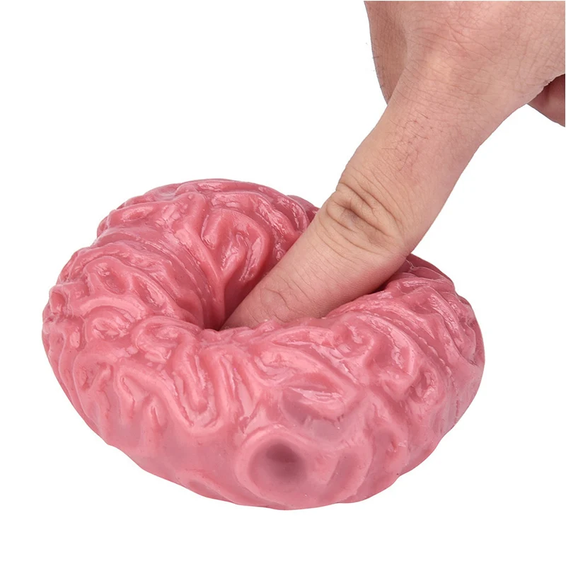 

Stress Reliever Toy Squishy Squeeze Brain Splat Ball Funny Gadgets Cool Stuff Autism Sensory Fidget Toy For Kids Adult