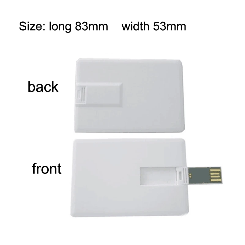 Free Logo 10pcs/lot Credit Card USB Flash Drive 2.0 Cards Memory Stick Pendrive 4GB 8GB 16GB 32GB 64GB U Disk for Photography
Free Logo 10pcs/lot Credit Card USB Flash Drive 2.0 Cards Memory Stick Pendrive 4GB 8GB 16GB 32GB 64GB U Disk for Photography