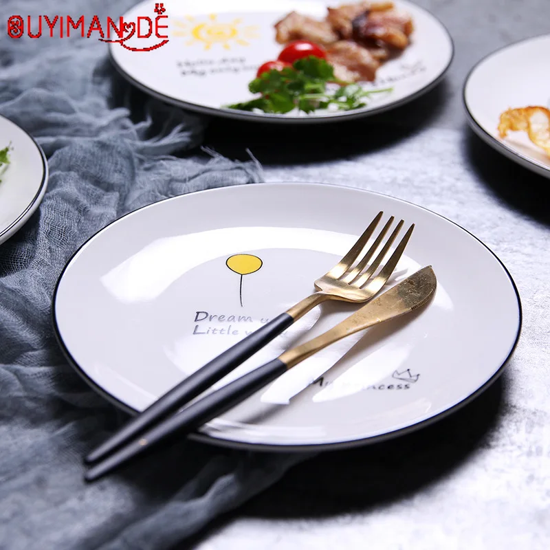 Creative Ceramic Tray Cute Cartoon Western Dining Cattle Row Exquisite Home Fruit Dish Dish Dish Hotel Tableware Powdow Disc
Creative Ceramic Tray Cute Cartoon Western Dining Cattle Row Exquisite Home Fruit Dish Dish Dish Hotel Tableware Powdow Disc