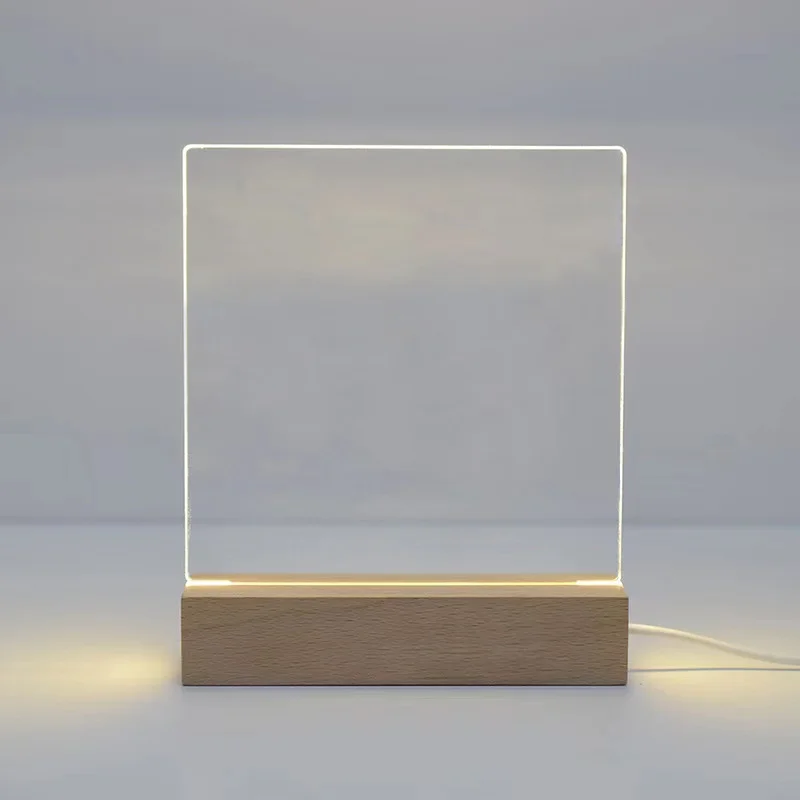 Прямая поставка, чистый акриловый светодиодный ночник с подставкой, индивидуальный светодиодный ночник с чистым акриловым светом для лазе... 
Прямая поставка, чистый акриловый светодиодный ночник с подставкой, индивидуальный светодиодный ночник с чистым акриловым светом для лазе...