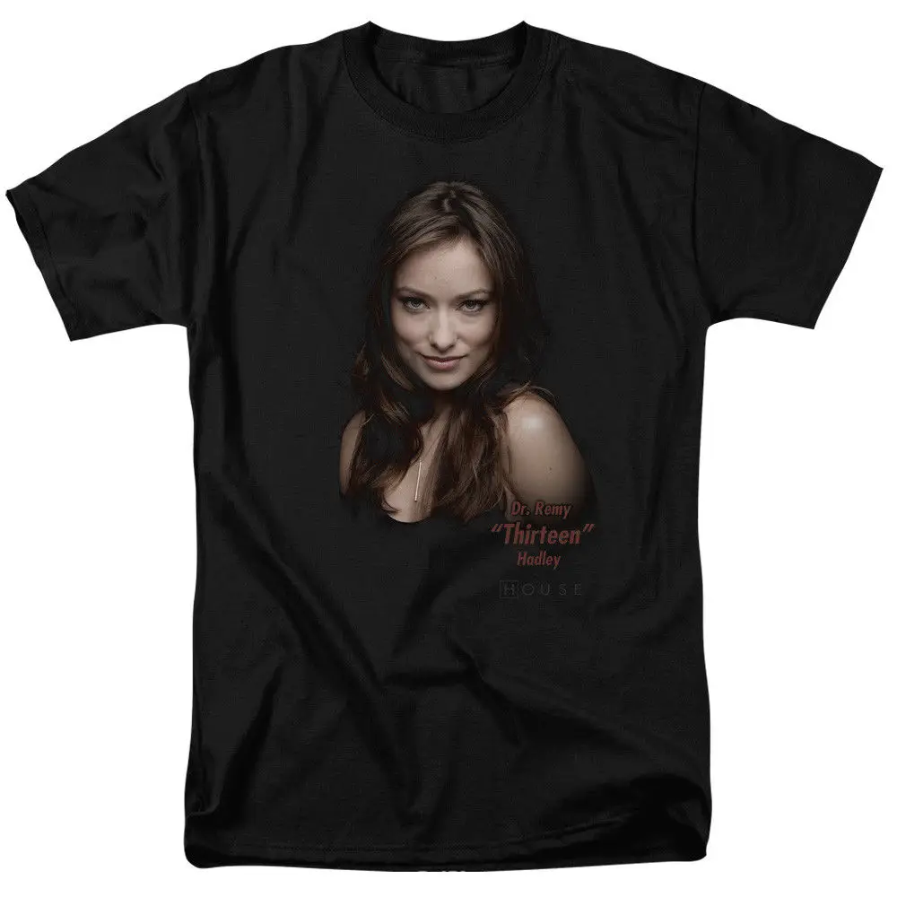 House M.D Md Olivia Wilde Thirteen 13 Licensed Adult T Shirt Cool Casual pride t shirt men Unisex New Fashion tshirt free | Мужская