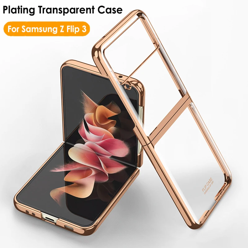 Роскошный прозрачный чехол с гальваническим покрытием для Samsung Galaxy Z Flip 3, флип-чехол для телефона с гальваническим покрытием, жесткий прозра...
Роскошный прозрачный чехол с гальваническим покрытием для Samsung Galaxy Z Flip 3, флип-чехол для телефона с гальваническим покрытием, жесткий прозра...