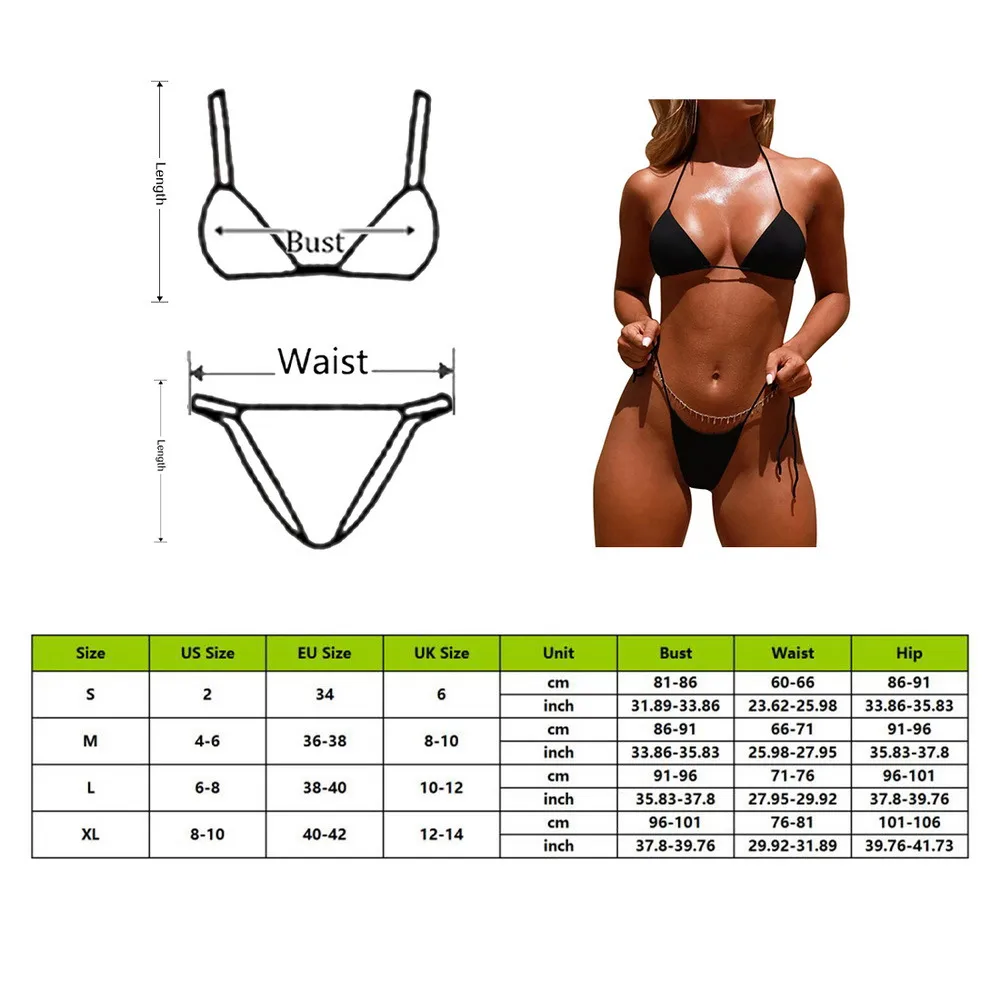 Sexy Women Bikini Swimsuit Bandage Push up Bra Thong Bikini Set Two Piece Swim Suit Swimwear Beachwear Biquini Bathing Suits
Sexy Women Bikini Swimsuit Bandage Push up Bra Thong Bikini Set Two Piece Swim Suit Swimwear Beachwear Biquini Bathing Suits