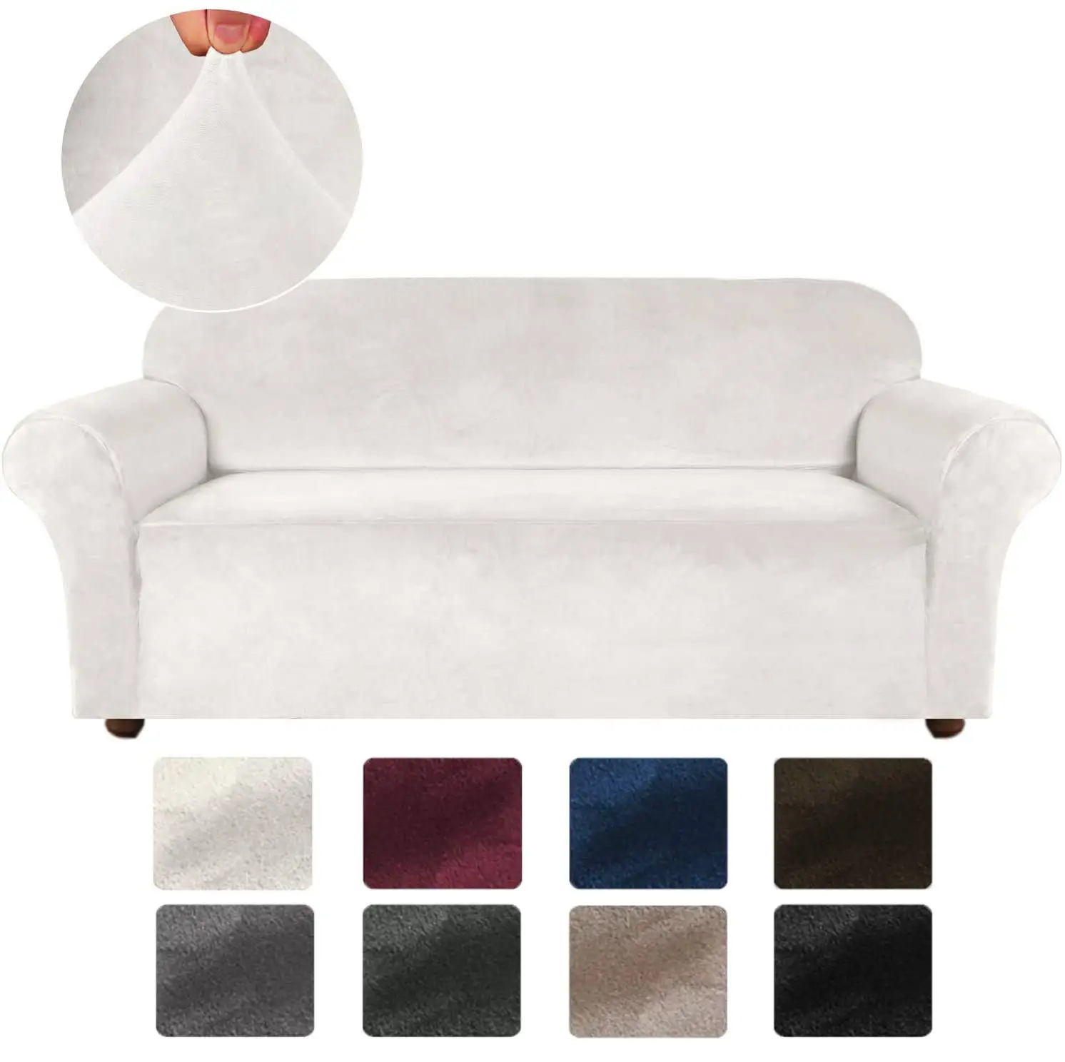 Velvet Stretch Sofa Cover for Living Room Couch Slipcover Furniture Protector Case Chair Sofa Cover Elastic 1/2/3/4 Seater
Velvet Stretch Sofa Cover for Living Room Couch Slipcover Furniture Protector Case Chair Sofa Cover Elastic 1/2/3/4 Seater