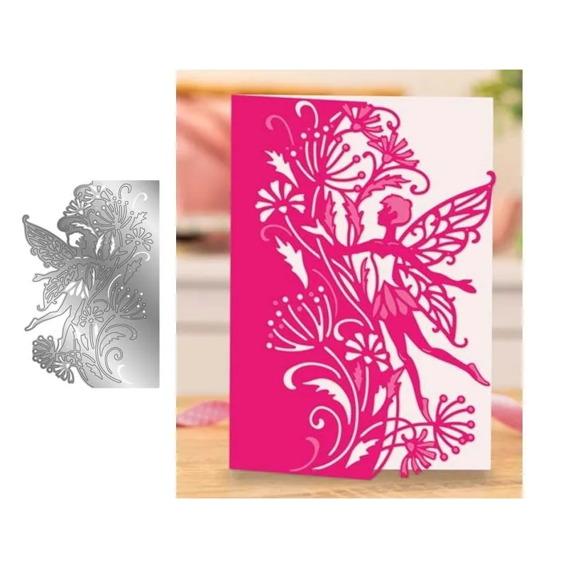 Angel Girl Wings Flowers Frame New Design Metal Cutting Dies Craft Stencil Scrapbook Handmade Card Make Shape Album Decoration 
Angel Girl Wings Flowers Frame New Design Metal Cutting Dies Craft Stencil Scrapbook Handmade Card Make Shape Album Decoration