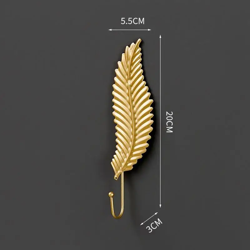 Nordic style non-porous hook leaf shape iron hook Nordic wall jewelry leaf hanger key watch wall decoration multifunctional V2M7
Nordic style non-porous hook leaf shape iron hook Nordic wall jewelry leaf hanger key watch wall decoration multifunctional V2M7