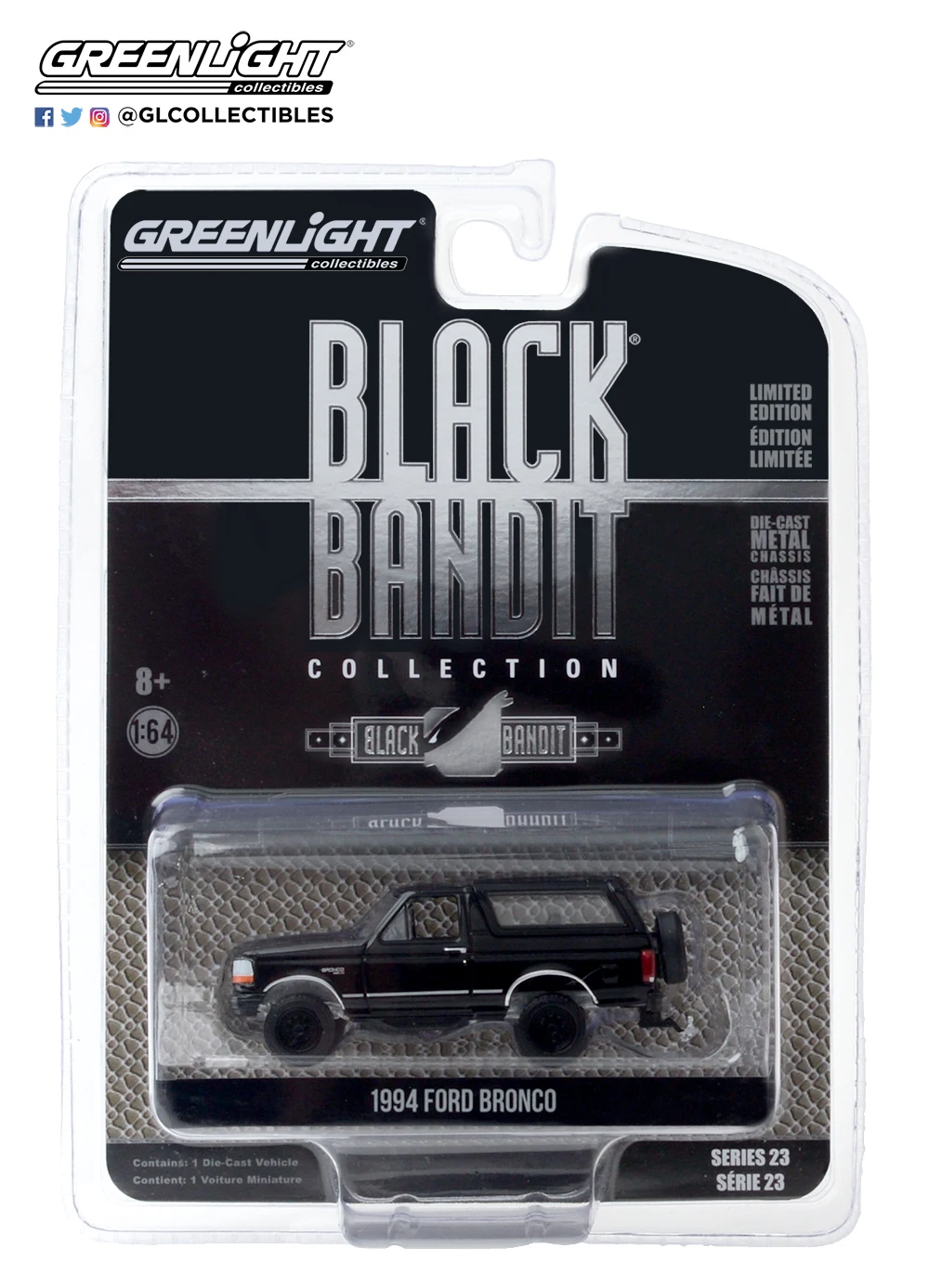 GreenLight 1:64 1994 FORD BRONCO 28030 F металлический литый под давлением игрушечный автомобиль