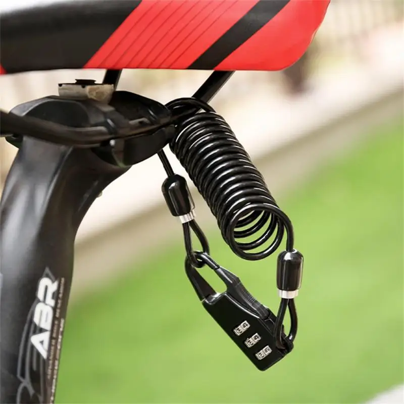 New Durable Helmet Lock Chain 4 Digit Password Combination Portable MTB Road Bike Anti-theft Cable Theft Lock Bicycle Parts
New Durable Helmet Lock Chain 4 Digit Password Combination Portable MTB Road Bike Anti-theft Cable Theft Lock Bicycle Parts