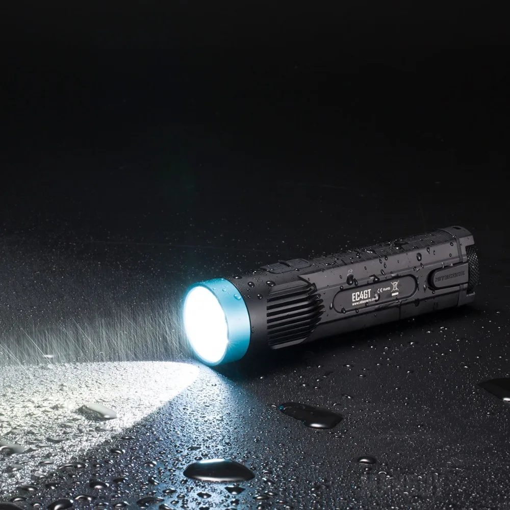 Topsale NITECORE 1000 люмен излучатель фонарик Фонарь Лампа EC4GT синий Ограниченная серия