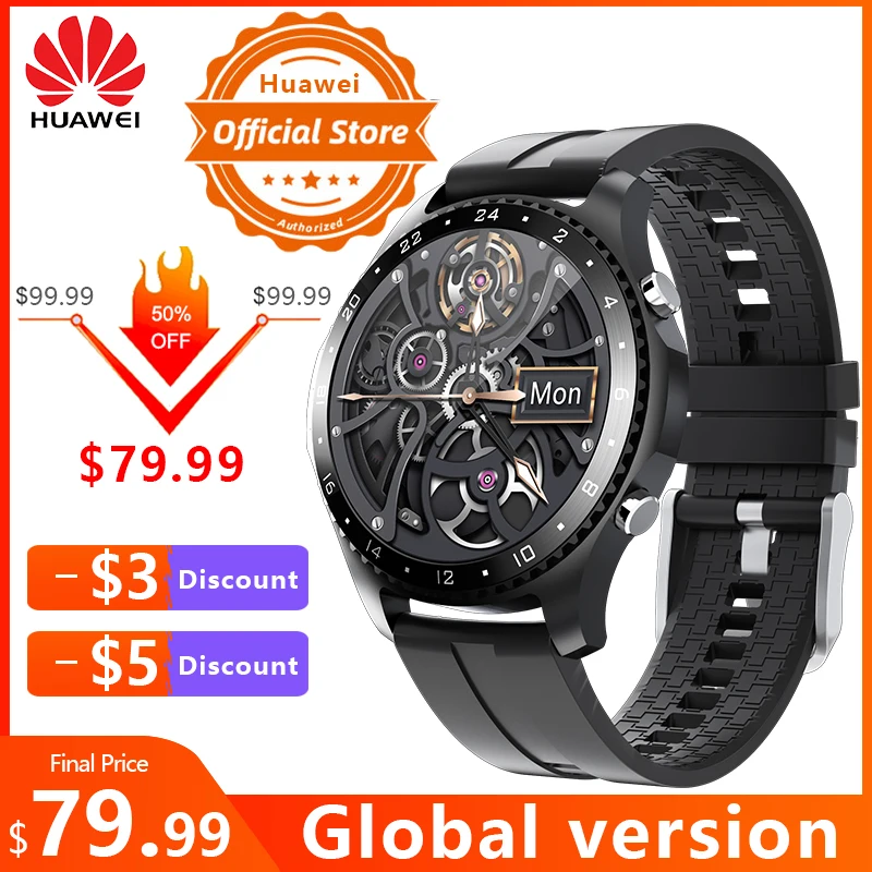 HUAWEI reloj inteligente Watch CK30 с телефоном экран AMOLED 1 39 дюйма inteligentes резистивно al agua