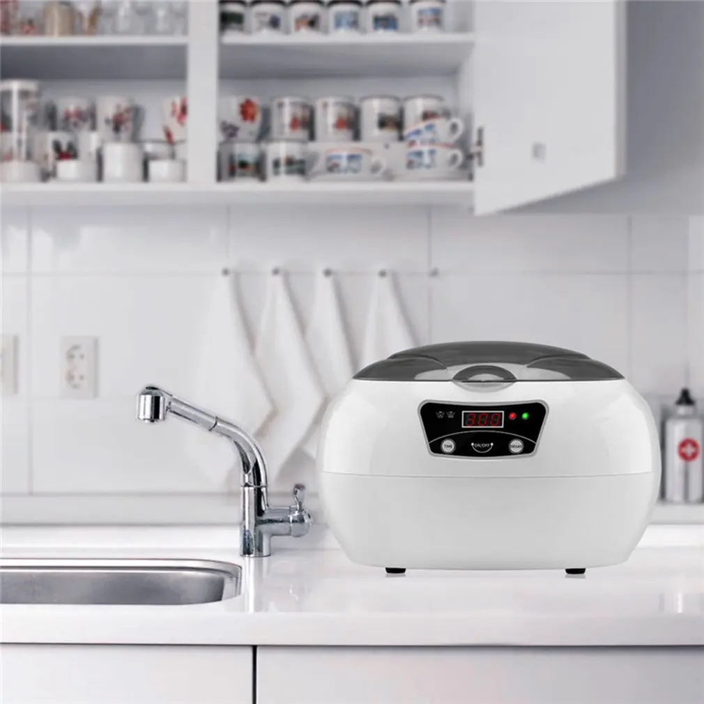 600ml Ultrasonic Cleaner Bath Timer For Jewelry Parts Glasses Manicure Stones Cutters Razor Brush Ultrasound Sonic
600ml Ultrasonic Cleaner Bath Timer For Jewelry Parts Glasses Manicure Stones Cutters Razor Brush Ultrasound Sonic