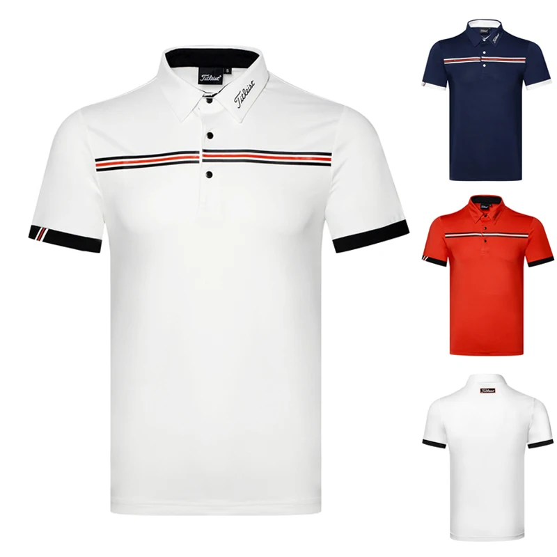 2021 new golf men's short-sleeved T-shirt wicking, quick-drying and breathable golf jersey 
2021 new golf men's short-sleeved T-shirt wicking, quick-drying and breathable golf jersey