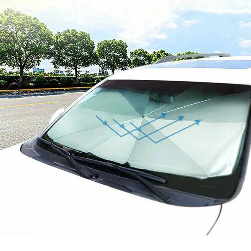 Sunshade Car Windshield Parasol Summer Umbrella Design Universal 1PC Black With Silver Coating
Sunshade Car Windshield Parasol Summer Umbrella Design Universal 1PC Black With Silver Coating