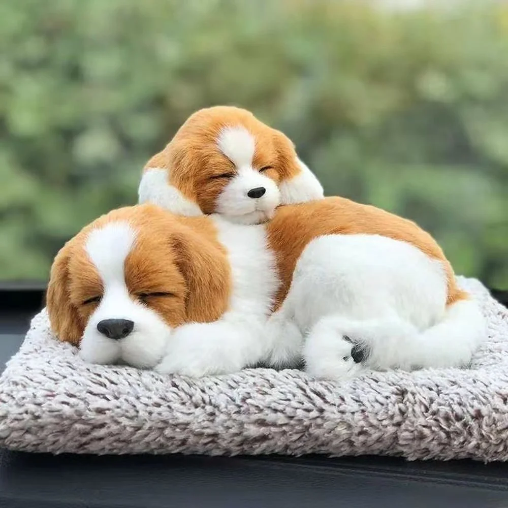 Realistic Simulation Vocal Dog Toy Puppy Lifelike Stuffed Companion Pet Handcrafted Car Decoration Animal Model Kids Gifts
Realistic Simulation Vocal Dog Toy Puppy Lifelike Stuffed Companion Pet Handcrafted Car Decoration Animal Model Kids Gifts