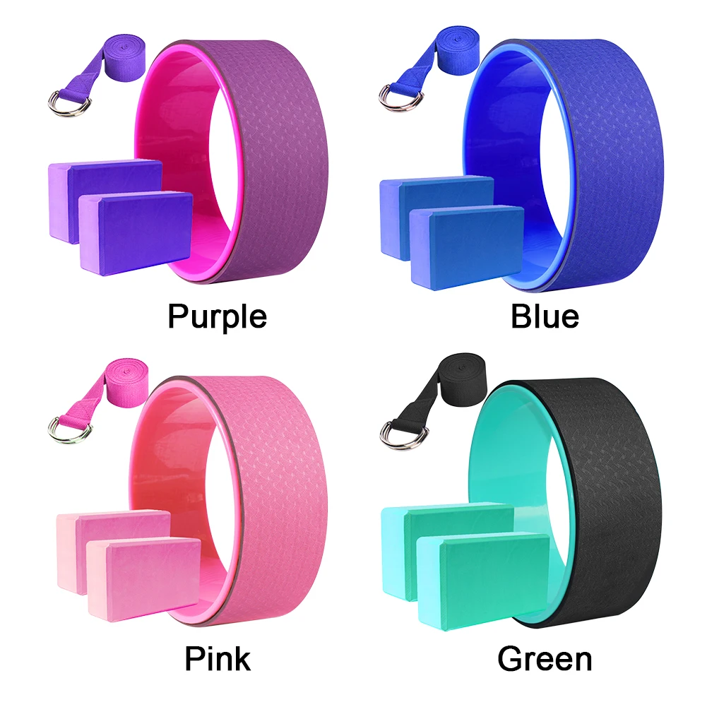 4pcs/set Fitness Blocks Bodybuilding Stretch Band Anti Slip Exercise Pilates Tools Backbends Ring Yoga Wheel Back Training
4pcs/set Fitness Blocks Bodybuilding Stretch Band Anti Slip Exercise Pilates Tools Backbends Ring Yoga Wheel Back Training