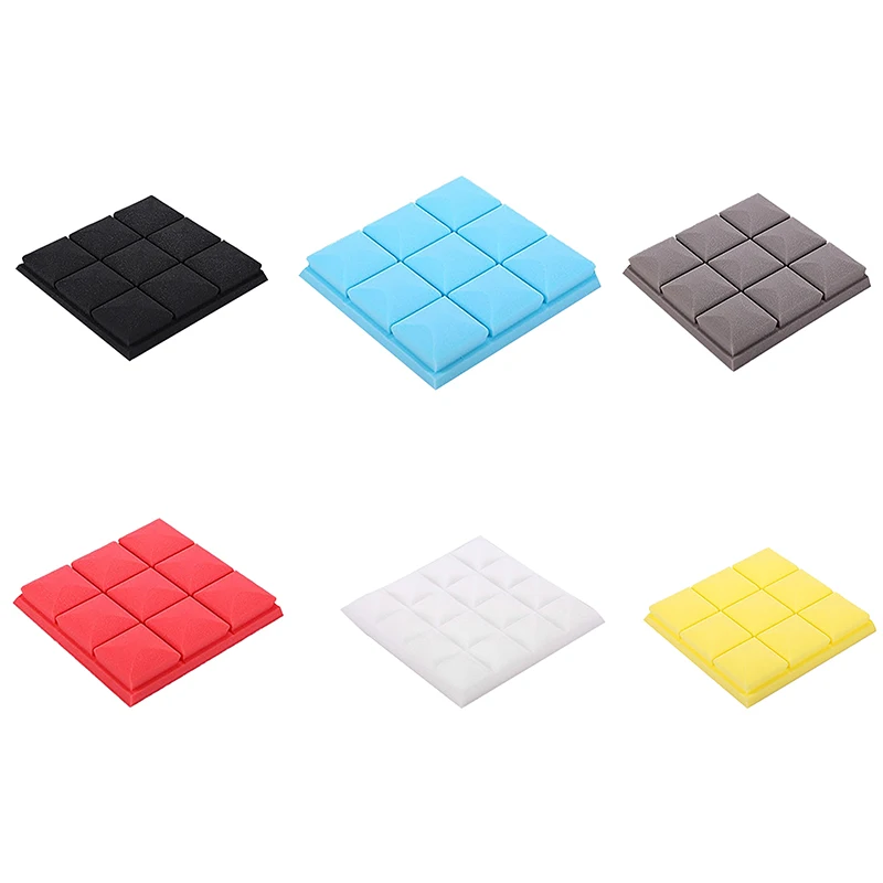 25X25X5cm стикер для обоев практичная акустическая панель из пены Звукопоглощающая