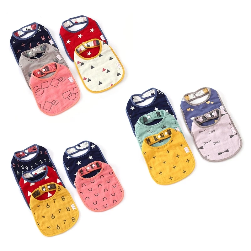 5pcs/set Newborn Baby Cartoon Pattern Cotton Bibs Infants Feeding Burp Cloths 40JC
5pcs/set Newborn Baby Cartoon Pattern Cotton Bibs Infants Feeding Burp Cloths 40JC