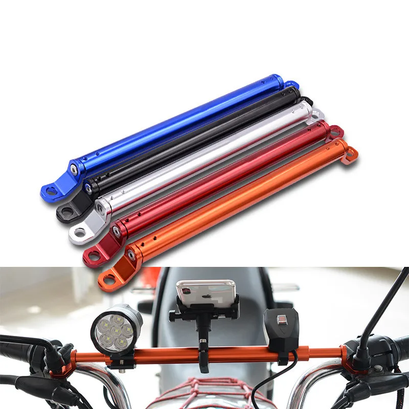 Motorcycle Rearview Mirror Multi-function Headlamp Bracket Extension Handlebar Balance Bar Aluminum Alloy Electric Car Bibcock
Motorcycle Rearview Mirror Multi-function Headlamp Bracket Extension Handlebar Balance Bar Aluminum Alloy Electric Car Bibcock