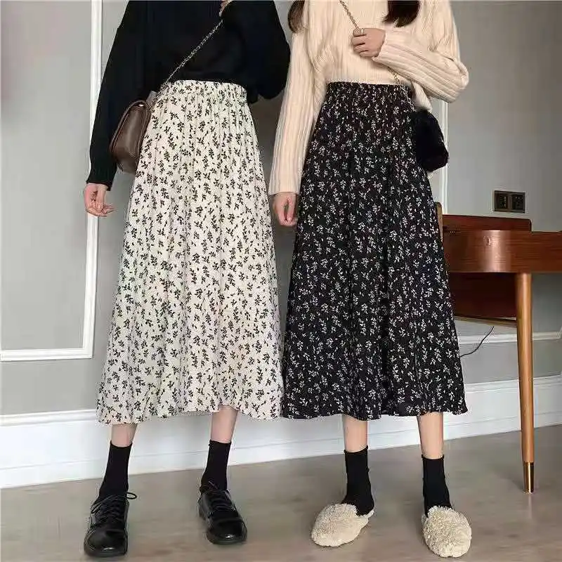 Floral Half-length Skirt Women's Summer 2021 New Mid-length A-line Skirt High-waisted Female Thin Temperament Casual All-match
Floral Half-length Skirt Women's Summer 2021 New Mid-length A-line Skirt High-waisted Female Thin Temperament Casual All-match