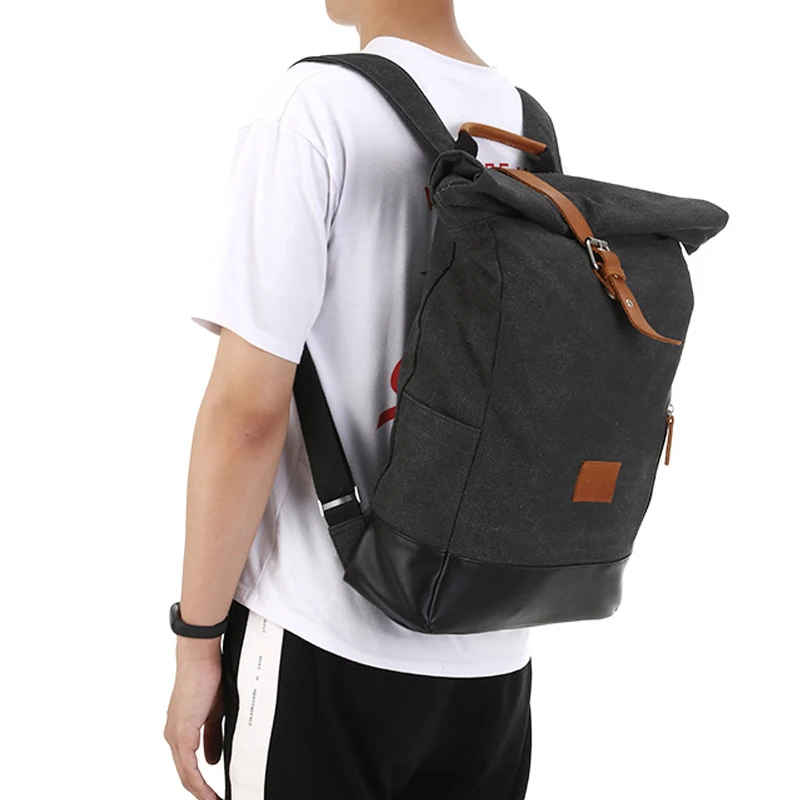 Waterproof Canvas Vintage Large Capacity Backpack Men Travel Crazy Horseskin Laptop Bagpack College School Buckle Bookbag
Waterproof Canvas Vintage Large Capacity Backpack Men Travel Crazy Horseskin Laptop Bagpack College School Buckle Bookbag